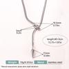 High-End Stainless Steel Snake Necklace - Fashionable and Versatile Clavicle Chain