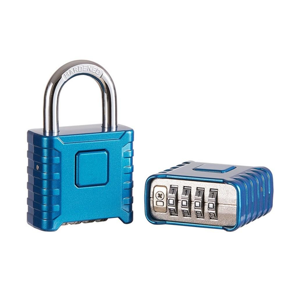 Zinc Zinc Alloy Combination Padlock 4-Digit Number Drawer Cabinet Lock Password Code Locks  Gate Hasp Storage