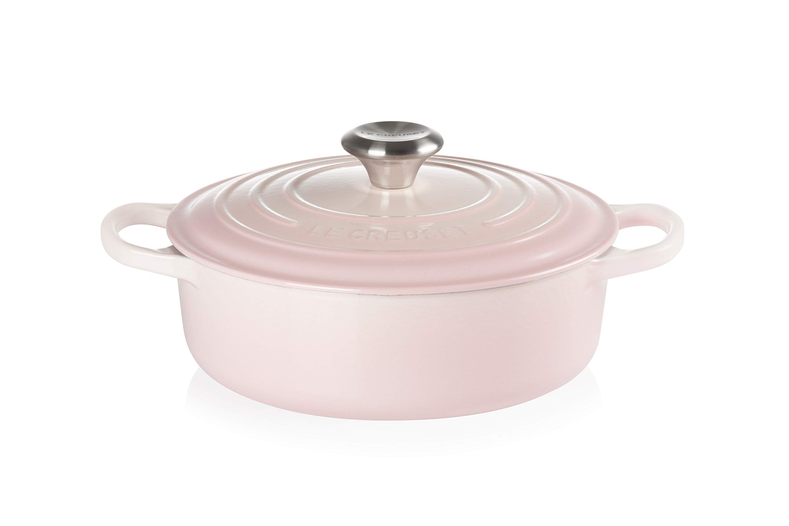 

Каструля Le Creuset з литого емалевого скла Signature Cocotte Japonaise 24 см, рожева, газова, сумісна з японською духовкою IH [Авторизований продукт]