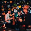 Halloween Birthday Party Hanging Interior Decoration, Cute Pumpkin Ceiling Hanging Ribbon, Suitable For Halloween Theme Party Decoration