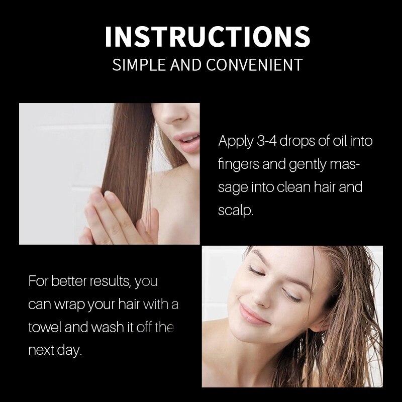 50ml Black Rice Water Hair Spray Hair Growth Essence Anti Hair Loss Natural Thinning Anti Hair Loss Soothe Itchy Dry Scalp Care
