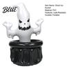 Black Magic Ice Bucket Inflatable Ghost Bucket Halloween Party Drink Tub White Double-layer Beverage Cooler for Decor Outdoor Picnic Storage