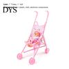 Miniature Stroller 1 Set Doll Sturdy Easy-Fold Lightweight Creative Pram Toy with Baby for Girl Walker