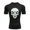 Skeleton Men's Sports T-shirt 2026 Training Fitness Compression Quick Dry Short Sleeve T-Shirt Rashgard Tops Jogging Gym
