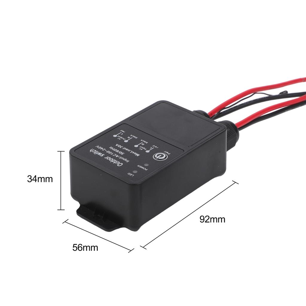 Remote Control Wireless Switch 30A AC110240V Waterproof for Outdoor and Indoor Lighting and Electrical Devices