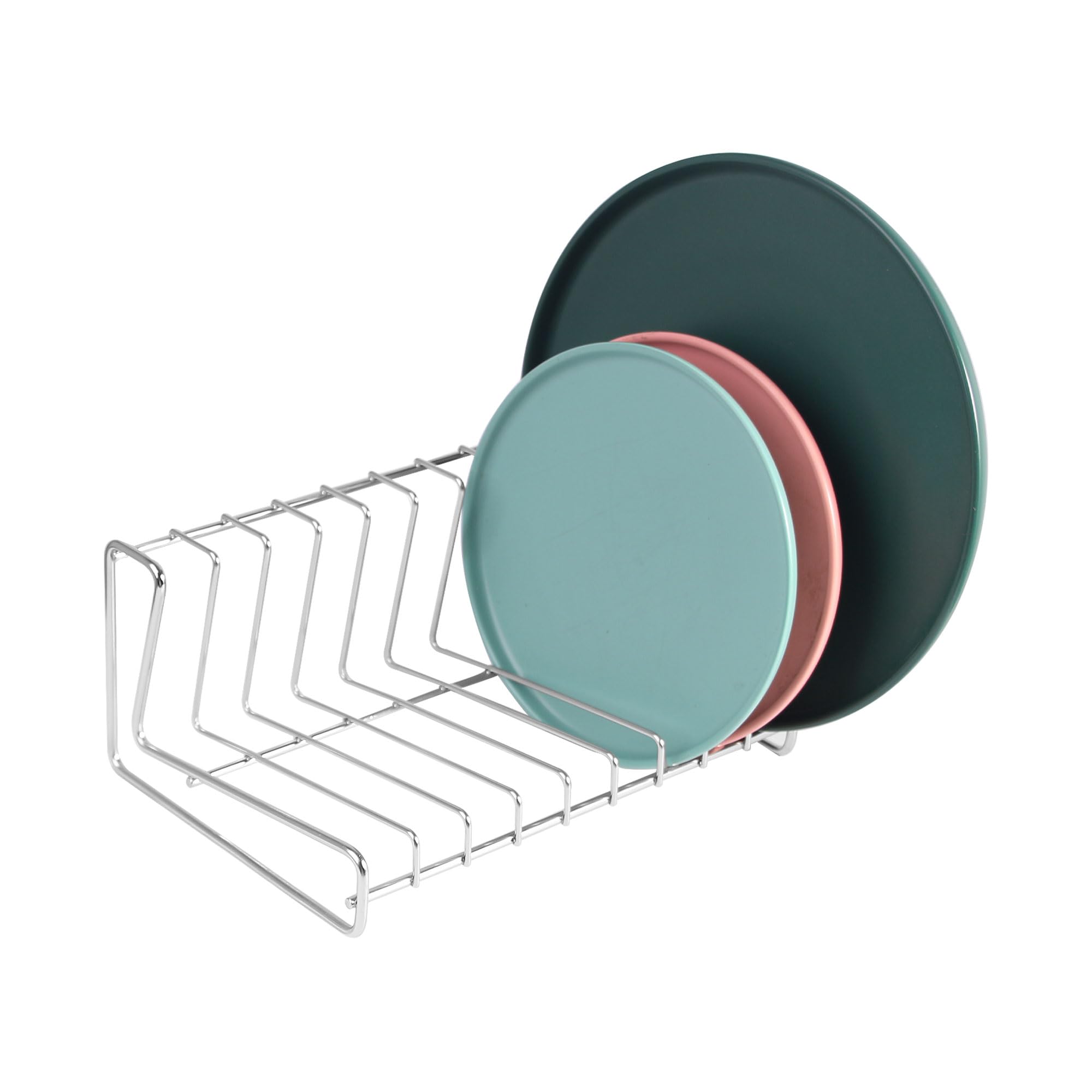 

IMEEA Подставка для хранения крышек кастрюль и тарелок, Подставка для посуды, Нержавеющая сталь, Серебристый, Сушилка, Подставка, Стойка, Хранение, Сталь, Сушка, Экономия места,