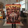 1pz Coperta in Flanella con Stampa Bayer 04 Leverkusen, Alta qualità Confortevole per Tutte le Stagioni, Decorazione per la Casa, Calore e Comfort, Perfetta per Regali di Natale11