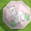 1pc Llama Cactus Automatic Folding Umbrella 8 Rib Iron Frame, Compact Portable Umbrella Suitable for Travel, Daily Use, Birthday, Women & Men Gift 016