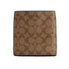 Coach Town 16 Rainbow Logo Print Dark Wood Leather Bucket Bag Women Bags Khaki C6835-IME7V