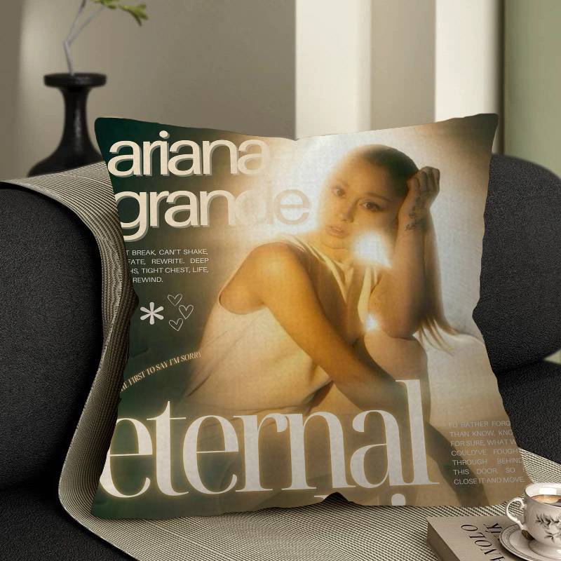 

Singer Ariana-Grande Pillow Gift Home Office Decoration Bedroom Sofa Car Cushion Cover case 45x45 12x12Inch