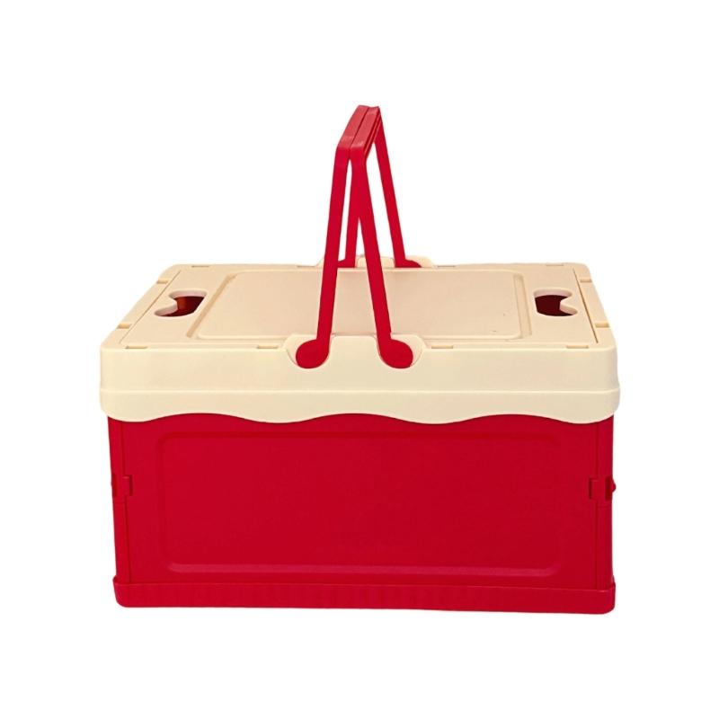 Waterproof Folding Container with Lid for Camping Home Use Outdoor Gear Storage Organiser for Small Spaces
