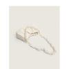 Summer Pleated Cloud Bag Pearl Chain Underarm Bag Single-shoulder Crossbody Bag