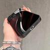 Simple Elegant Red Curved Pattern Phone Case For iPhone 11 12 13 14 15 16 17 Pro Max 16E 7 8 Plus XR XS X Tempered Glass Cover