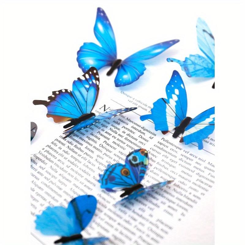 12pcs 3D Butterfly Sticker, Butterfly Wall Art, For Home Decor, Stickers, Wall Decal, Vinly Decal For Home Stickers Gifts Birthday