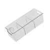 Food Grade Storage Container for Refrigerator Organization Transparent Stackable Kitchen Fridge Storage Bin