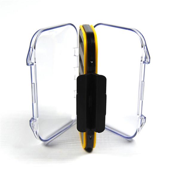 Double Sided Waterproof Pocket Fly Fishing Box Slipped Foam Insert