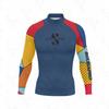 Cross-border special for printed long-sleeved surf suits, tight anti-chlorine wetsuits, beach sunscreen jellyfish suits