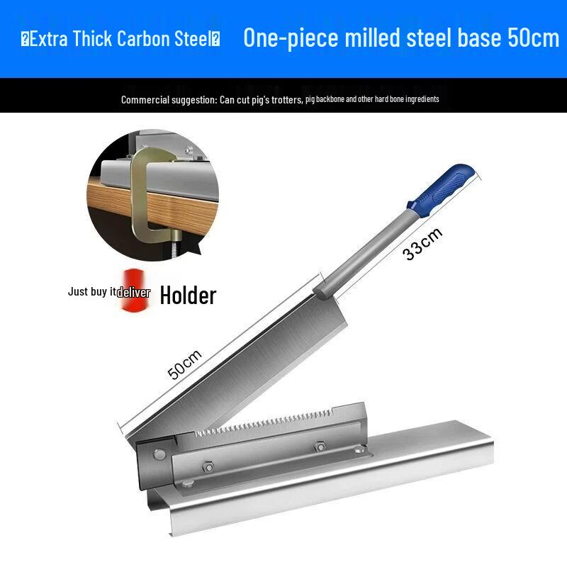 Heavy-Duty Bone-Cutting Guillotine Cleaver