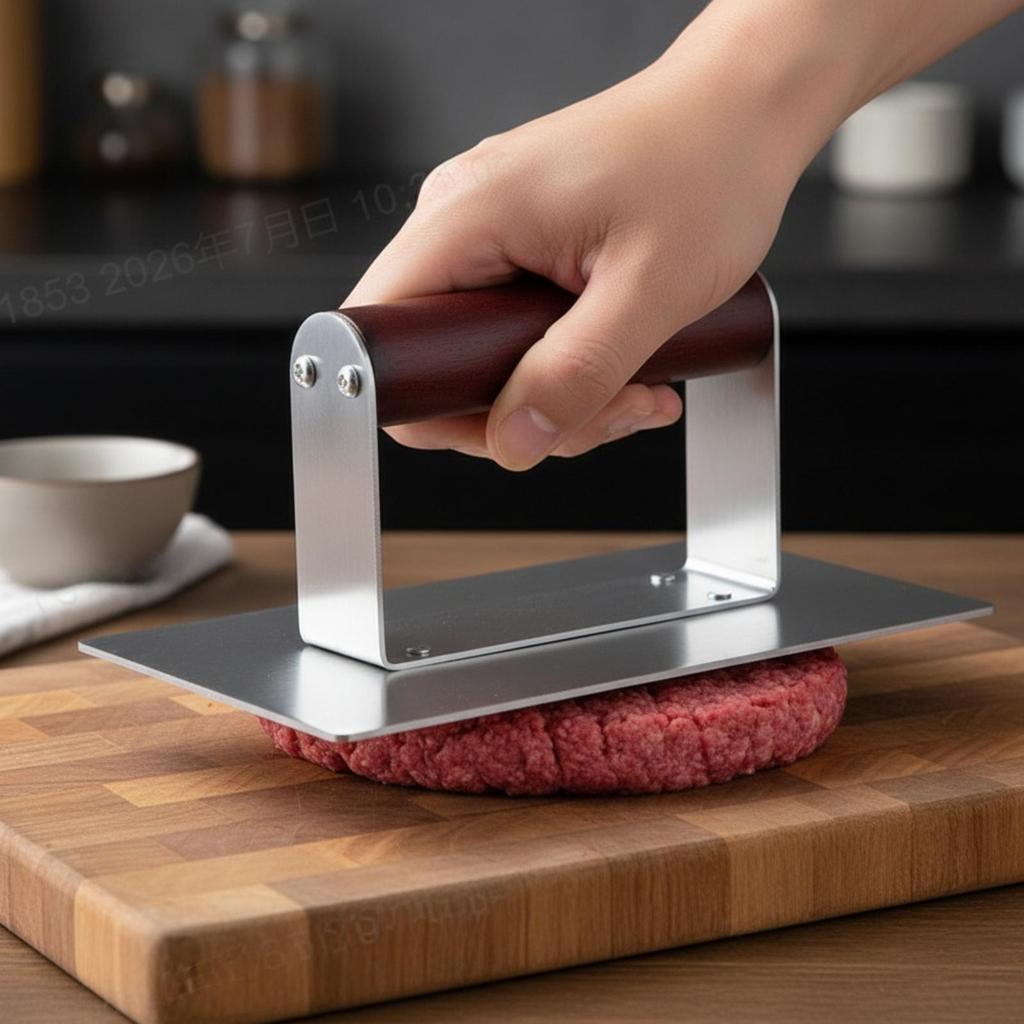 Burger Press Manual Hamburger Textured for Barbecue Experts, Home Cooks,