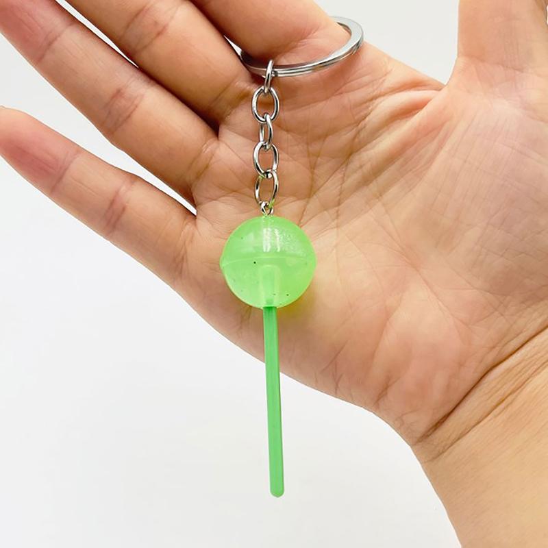 1 buc. Breloc cu acadele de simulare, accesorii din rășină luminoasă transparentă, ornamente pentru sac de bomboane, cadouri creative.