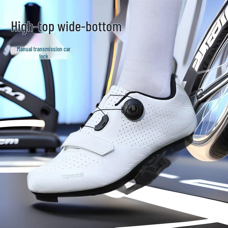Scarpe da Ciclismo Dinamiche Texturizzate 2025: Senza agganci, Suola Rigida, Calzata Larga per Mountain Bike e Bici da Strada