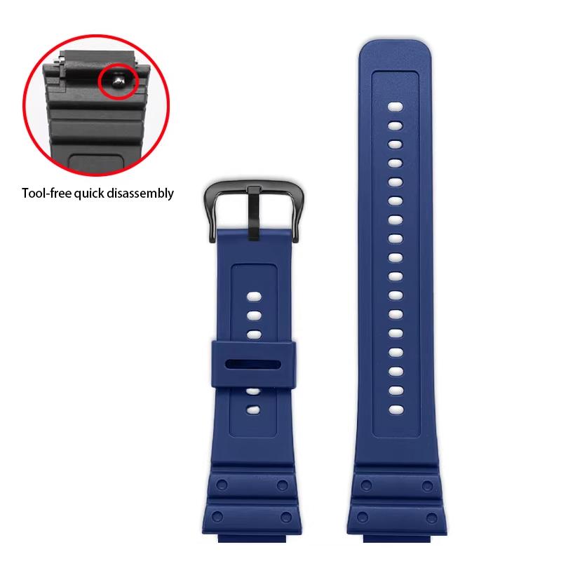 For Casio G-SHOCK Small Square 3516 DW-H5600 Series Resin Silicone Watch Strap Men's Watchband Sport Waterproof Accessories