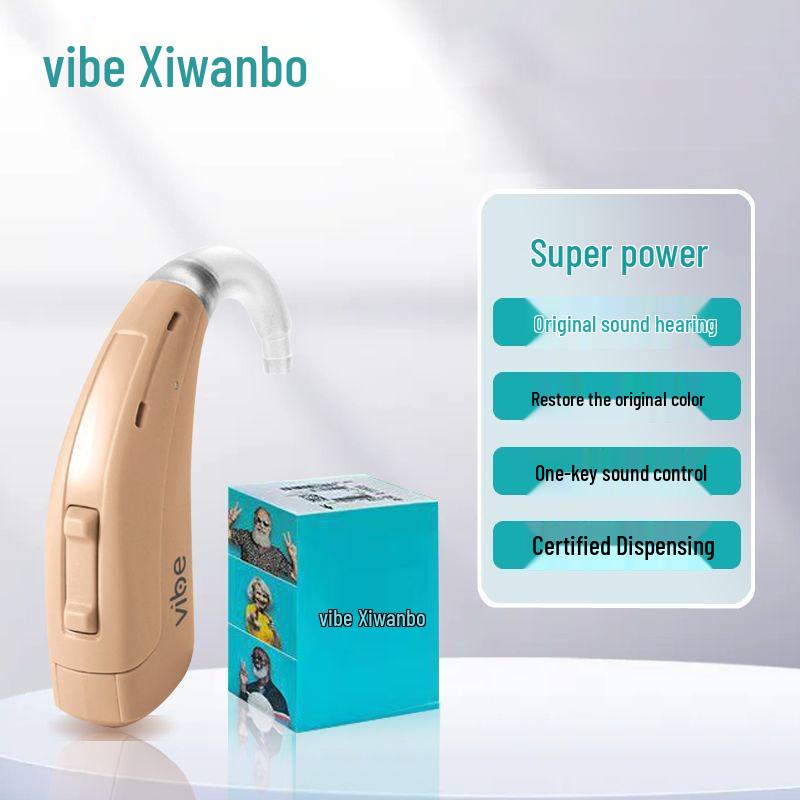 Xiwangbo Wireless Invisible Hearing Aid, Behind-the-Ear for Severe Hearing Loss, Suitable for Elderly and Youth. P4 for Mild Hearing Loss