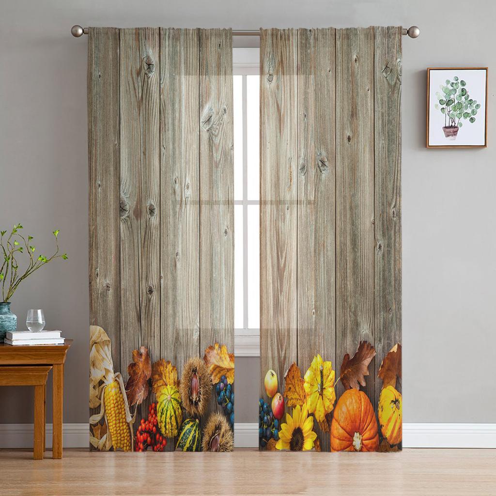 Red Boxing Gloves Against Wooden Wall Tulle Curtains ideal for Living Room Bedroom Space Space Decor Transparent Sheer Voile Window Opening Drape