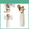 Figurine Décorative Romantique en Résine pour Amoureux pour la Maison avec Design d'Étreinte Élégante
