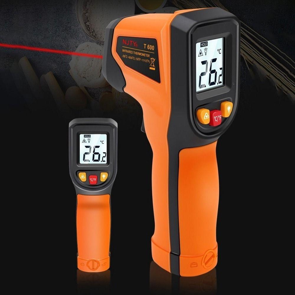-50℃ To 400/600℃ Digital Temperature Meter Non-Contact Laser Pyrometer  For Home