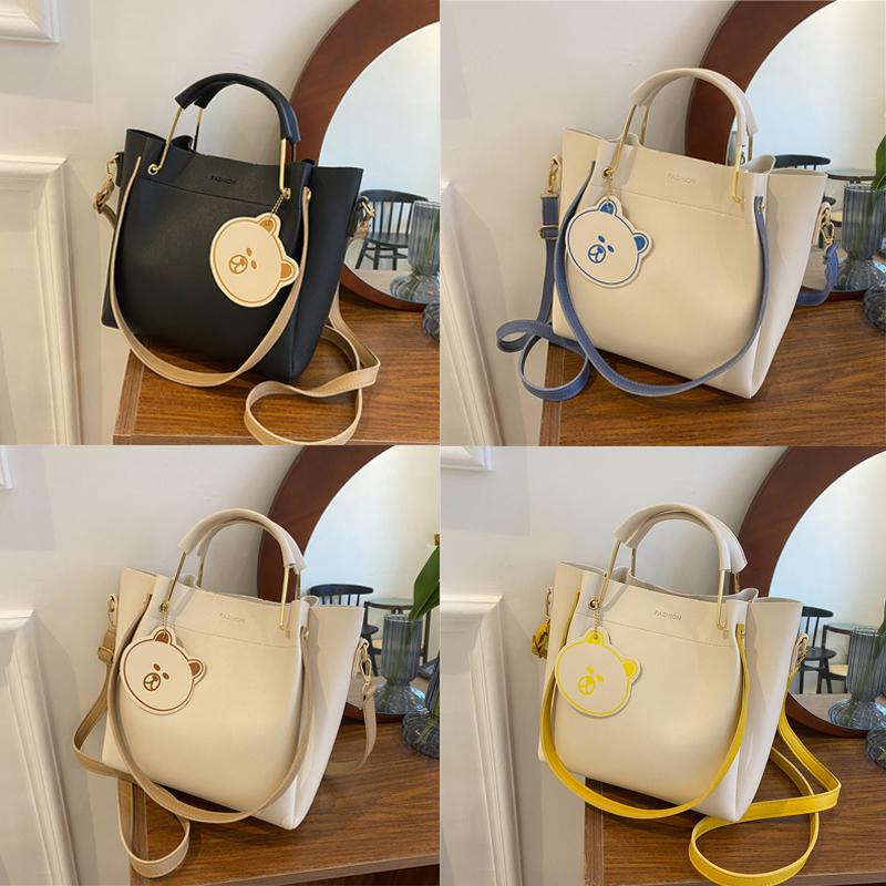 Ladies Designer Handbags Women PU Leather Tote Zipper Shoulder Bags