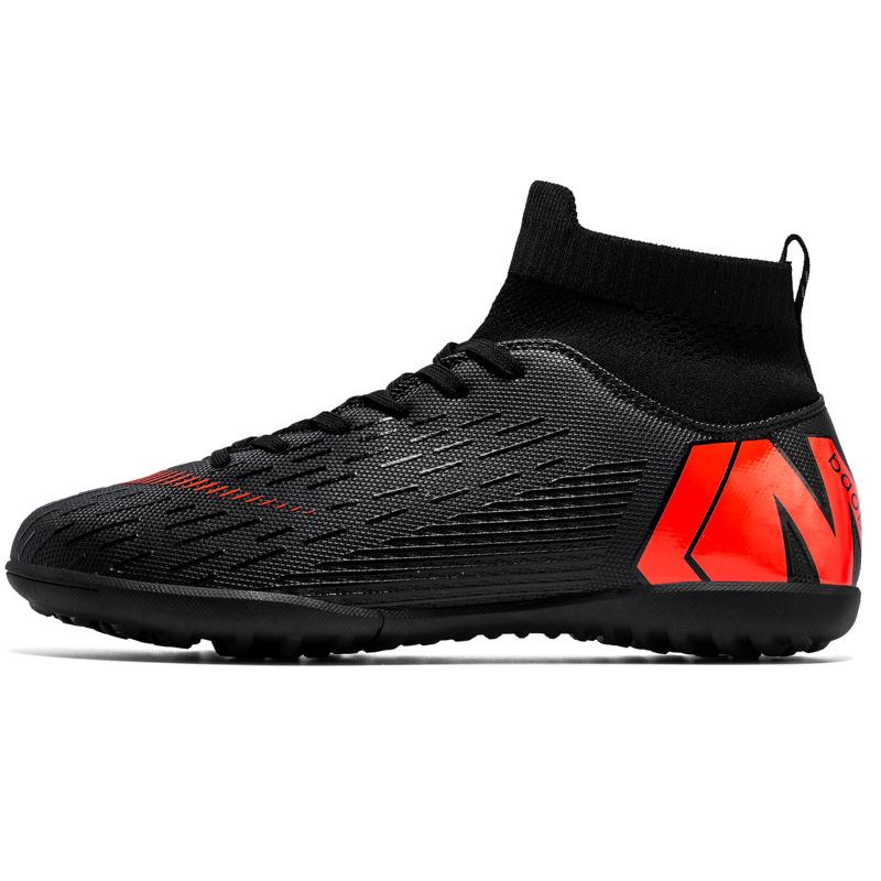 

New male and female teenagers breathable football shoes indoor grass sports shoes 45