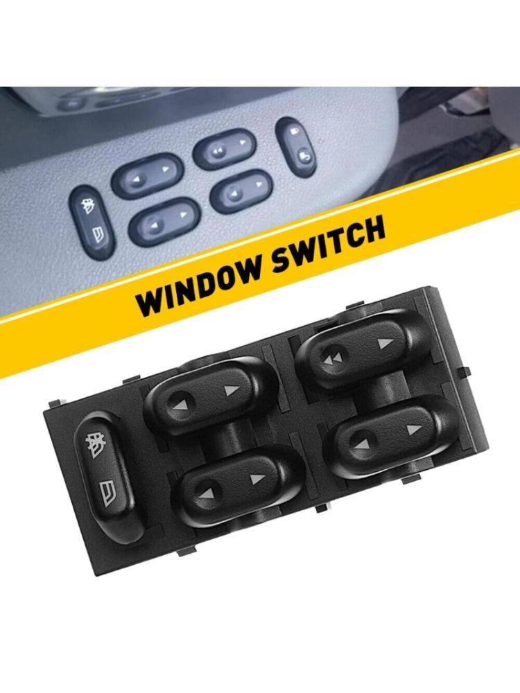 Car Window Lifter Electric Power Window R Switch Control Button for F150 Truck 4.6L 5.4L 03-06 Replace 5L1Z14529AA