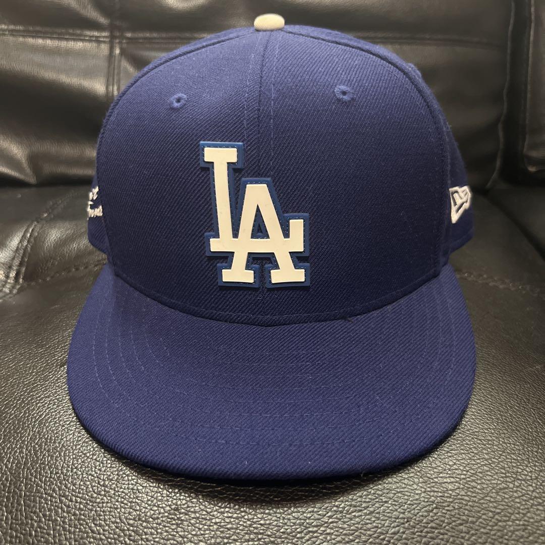 

[USED] NEWERA XLARGE Collaboration LA Dodgers Blue 7.5 57.7cm