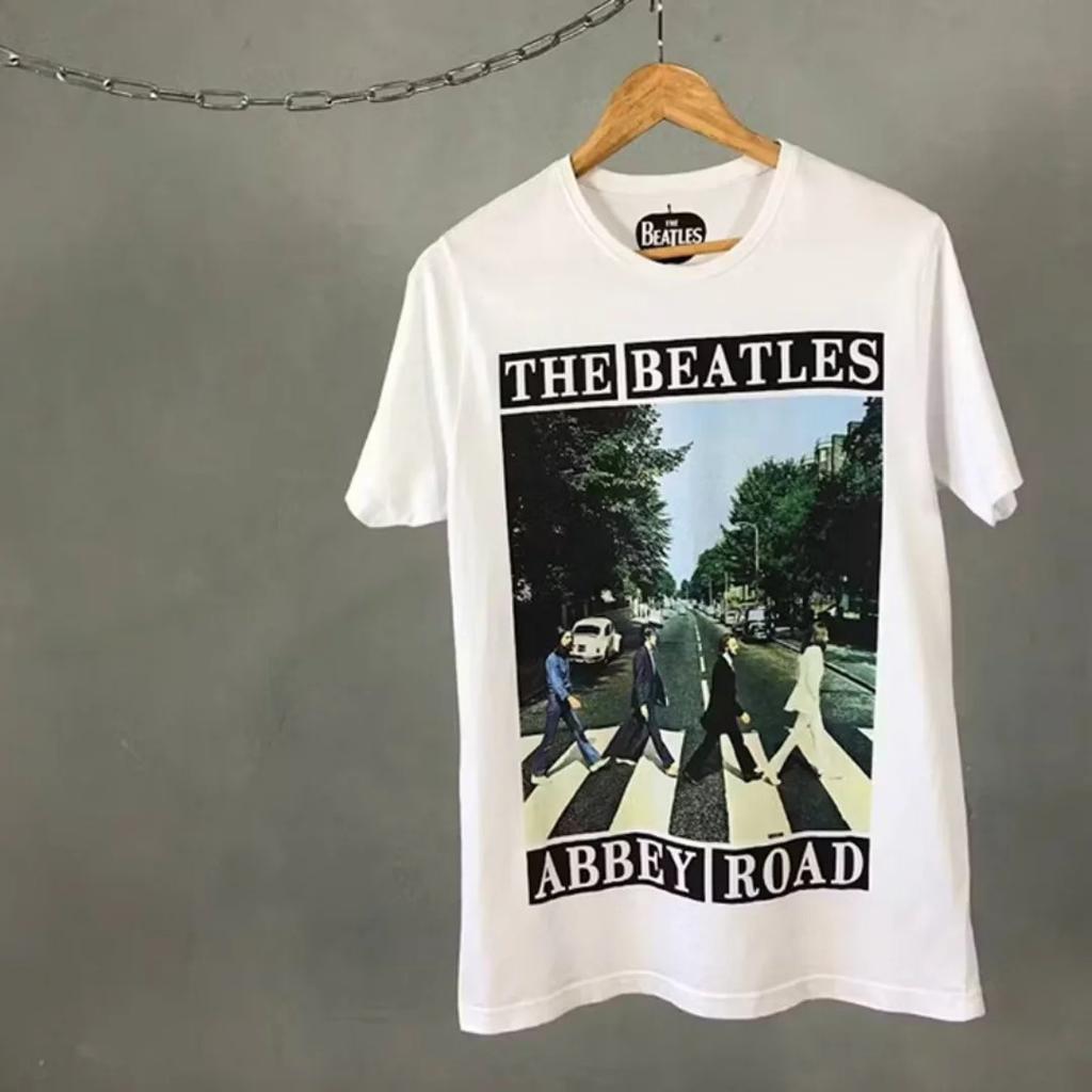 2026 The Beatles Vintage Rock Amerikanisches Retro T-Shirt Frühjahrsmode Sport Baumwolle Unisex T-Shirt Kleidung Tee Y2k Frau
