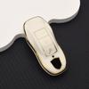 3 Buttons Full Protection Key Case Cover For Porsche Cayenne Macan Panamera 911 718 Cayman 918 958 Remote Key Fob Shell