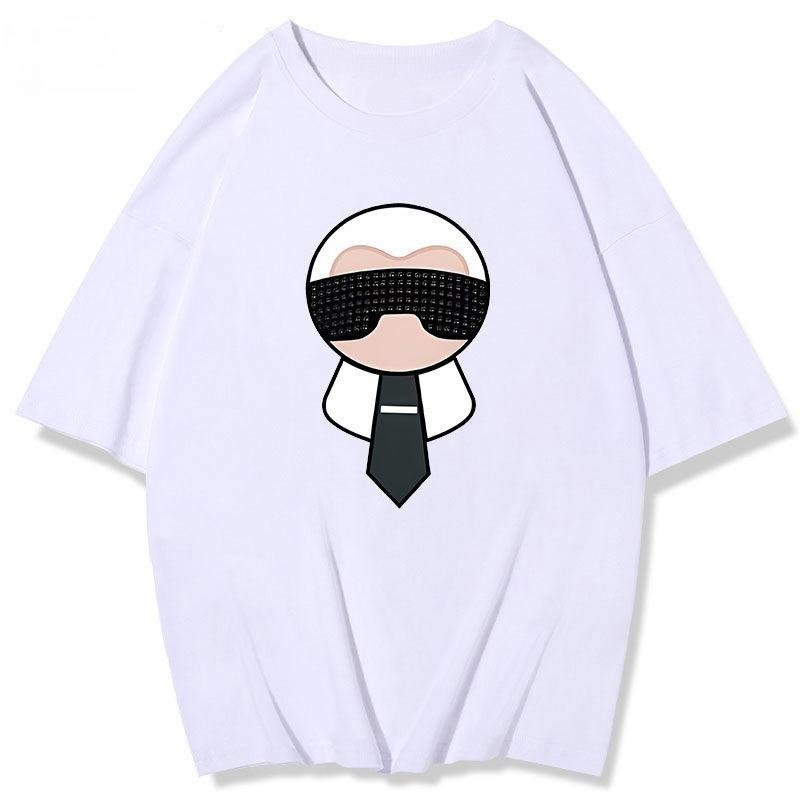 Summer Men's T-Shirt Trend Casual Cotton Tees Short Sleeve Luxury Brand T-shirt Men Women Clothing Y2k Tops Unisex