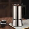 Silver Stovetop Moka Pot Stainless Steel Stovetop Espresso Maker  Coffee Making