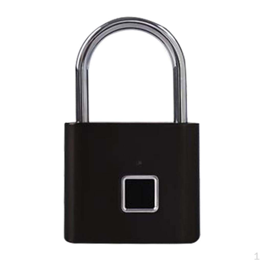 Door Luggage Case Fingerprint Padlock Doors Biometric Lock
