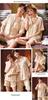 Summer Red Pajama Set for Couples: Ice Silk Zodiac Short Sleeve & Long Pants