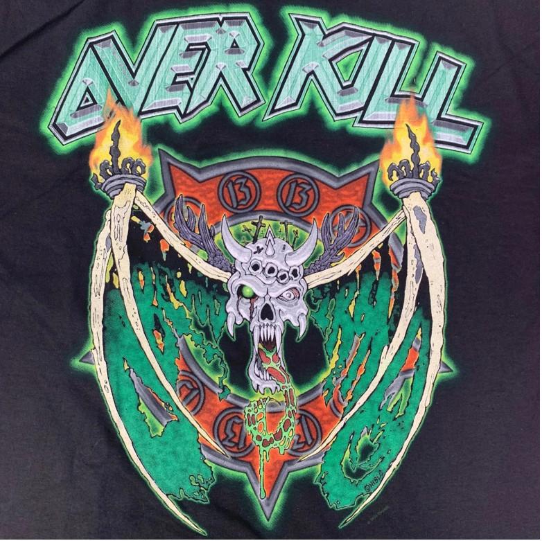 Overkill Logo Reprinted Black Unisex Cotton T-Shirt S-5XL Unisex T-Shirt L