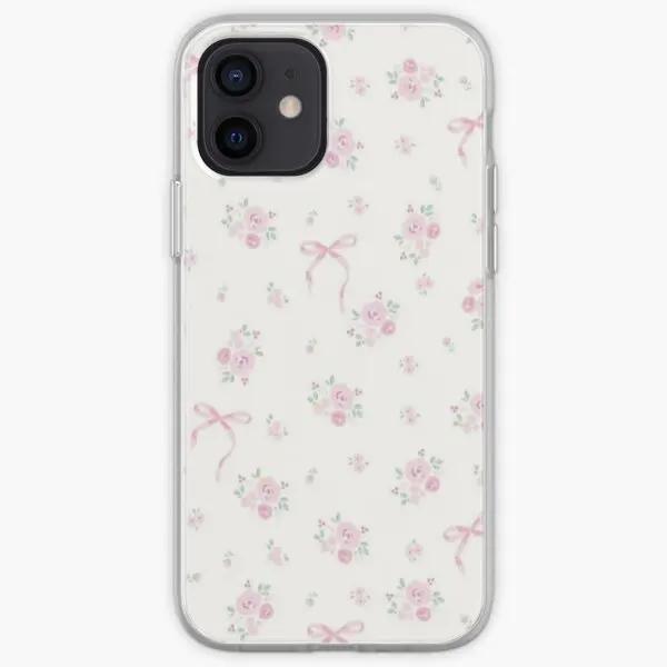 

Coquette Floral Bow Pattern Iphone Tough Phone Case Customizable for iPhone 11 12 13 14 Pro Max Mini 6 6S 7 8 Plus X XS XR Max iPhone 17 Pro
