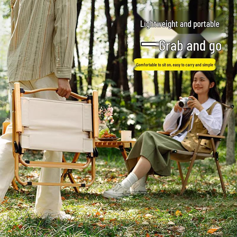 Custom Logo Portable Kermit Camping Chair - Folding Outdoor Chair for Fishing, Picnic, and Beach