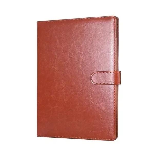 Multi Sizes Simple Conference Folder Business Stationery PU Leather File Folders Binder Office School Supplies Desk Organizers