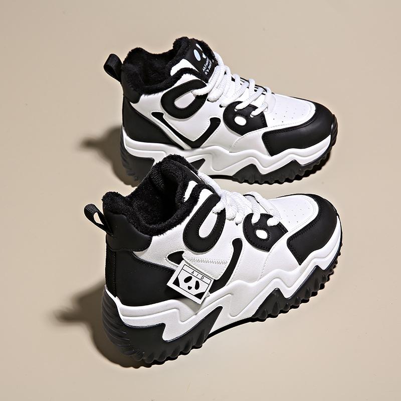 Fashion Casual Platform Sport Shoes for Women Lace Up Thick Soled Sneakers Ladies Heighten Casual Shoes