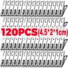 Stainless Steel Clothes Pegs Non-slip Drying Flat Clip Multipurpose Clothes Snacks Bags Sealing Storage Clamps Home Organizer