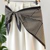 Spring and summer printed skirt women's triangle towel skirt curtain decorative belt towel stacked short skirt fart curtain new fashion