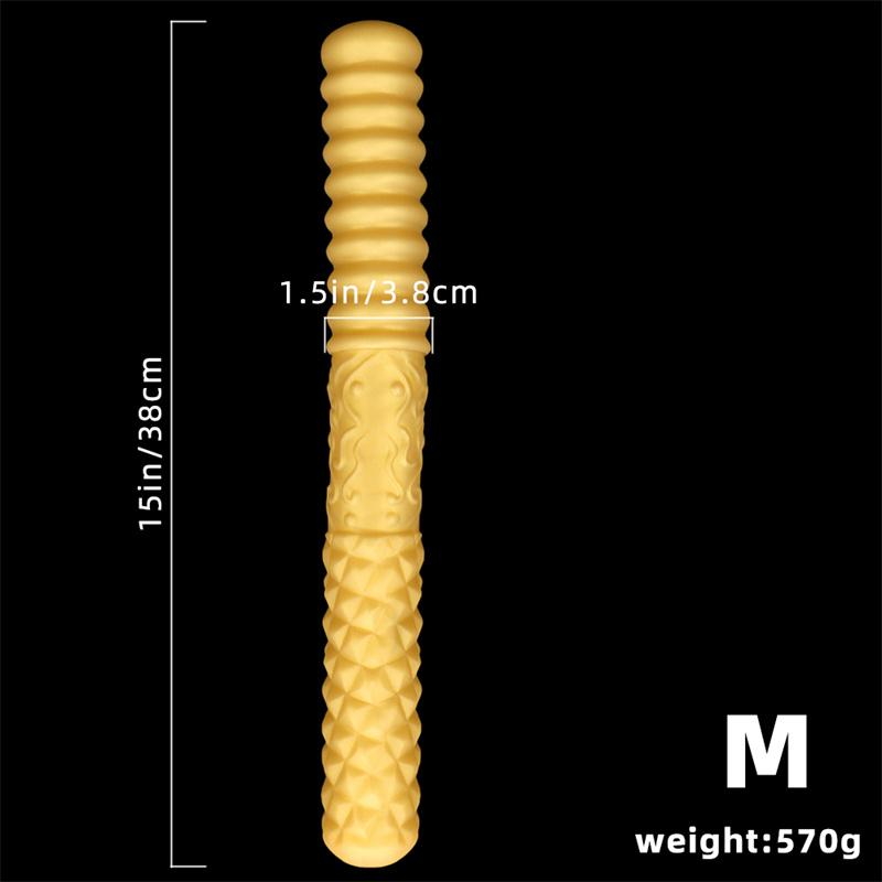 Doppelköpfiger Silikon-Dildo, extralanger Analplug, zweiköpfiger Drache, schwule und lesbische Produkte für Erwachsene