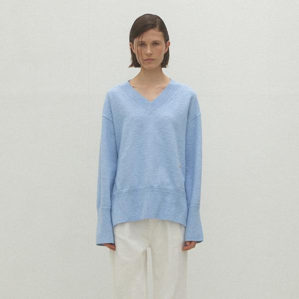 ATELIER NAIN Essential Lon V-Neck Knit(T-6911)