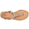 UGG Sandali Donna in Pelle a Fascia Singola Argento 1118516-SLVM
